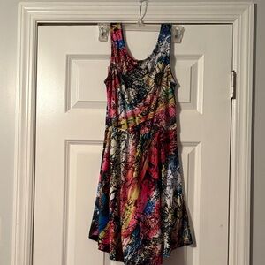 Colorful Abstract Women's Mini Dress